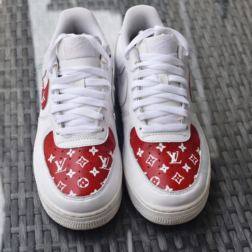 Nike Air Force 1 ‘07 Custom Red White